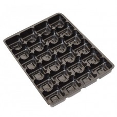 Einlage 220x160x20 mm 24 pr schwarz (100er Pack)
