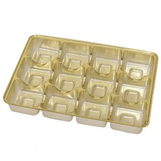 Einlage 159x112x20 mm 12 pr gold (100er Pack)