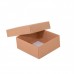Sober-series box and lid 78x82x32 mm natural brown (100-pack)