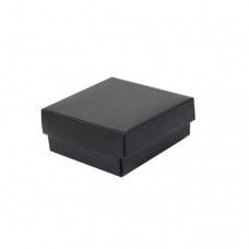 Sober-series box and lid 78x82x32 mm black (100-pack)