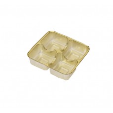 Insert 78x82x20 mm 4p gold (100-pack)