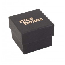 Brilliance eske med lokk 50x50x40 mm svart